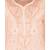 Ada Hand Embroidered Peach Cotton Lucknowi Chikan Women Kurti - A253609