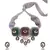 Green kundan Yellow Gold Brass   Necklace &  Pair of Earring