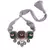 Green kundan Yellow Gold Brass   Necklace &  Pair of Earring