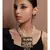 Gold kundan Yellow Gold Brass   Necklace &  Pair of Earring