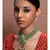 Green kundan Yellow Gold Brass   Necklace &  Pair of Earring