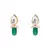 Ocre kundan Yellow Gold Brass   Necklace &  Pair of Earring