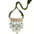 Green kundan Yellow Gold Brass   Necklace &  Pair of Earring