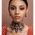 Grey kundan Yellow Gold Brass   Necklace &  Pair of Earring