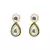 Green kundan Yellow Gold Brass   Necklace &  Pair of Earring