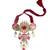 Red kundan Yellow Gold Brass   Necklace &  Pair of Earring