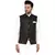 Black brasso banarasi nehru-jacket