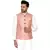 Pink brasso banarasi nehru-jacket