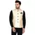 Beige brasso banarasi nehru-jacket