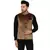 Gold plain velvet nehru-jacket