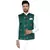 Green printed cotton nehru-jacket
