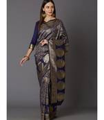 Blue Soft Silk Woven DesignerTraditional Saree