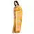 Gold woven silk saree with blouse