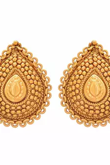 Gold earrings