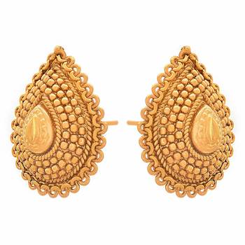 Gold earrings 2