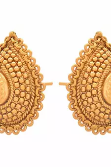 Gold earrings