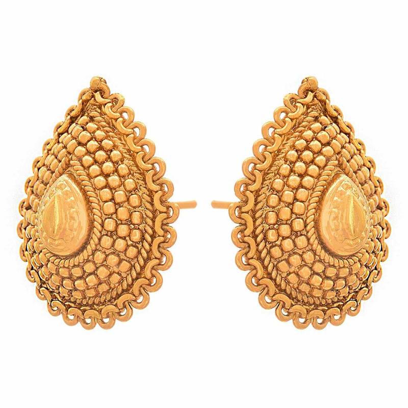 Gold earrings