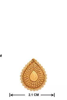 Gold earrings