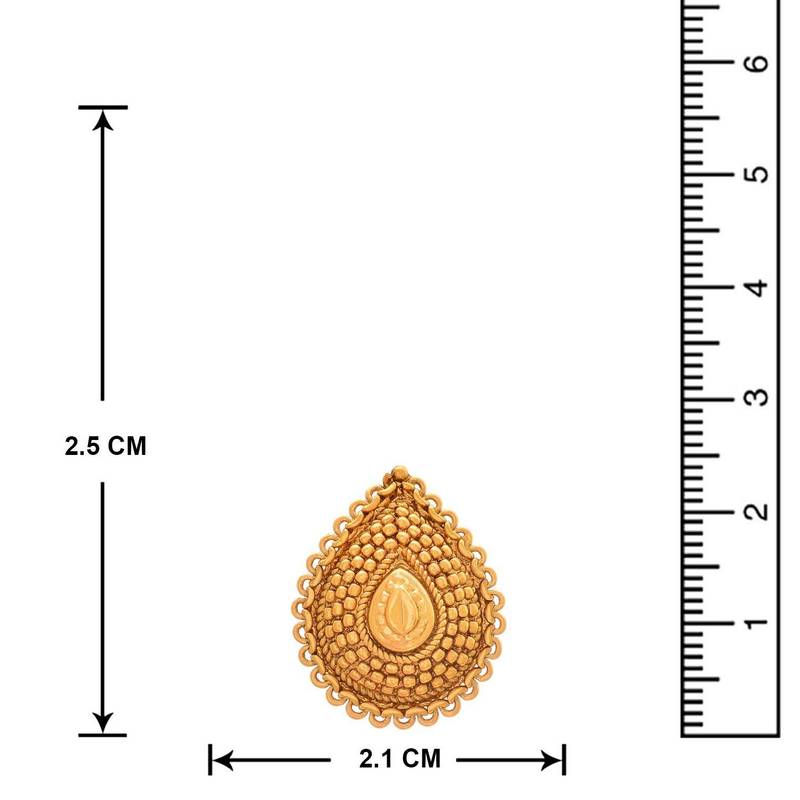 Gold earrings