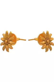 Gold earrings