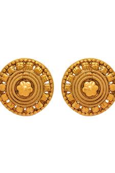 Gold earrings