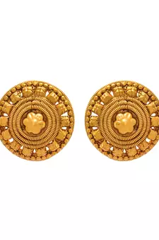 Gold earrings
