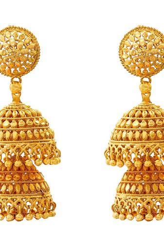Gold earrings