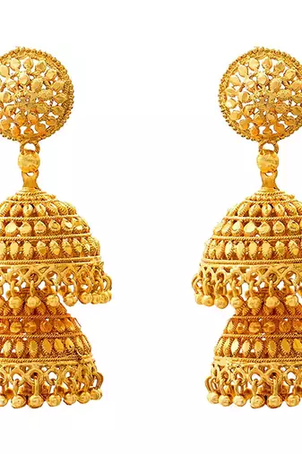 Gold earrings