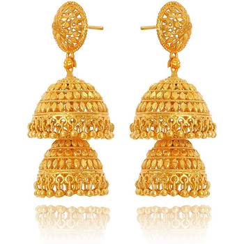 Gold earrings 2