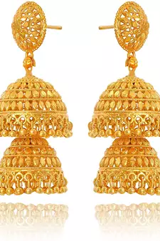 Gold earrings