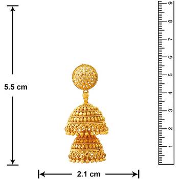 Gold earrings 3