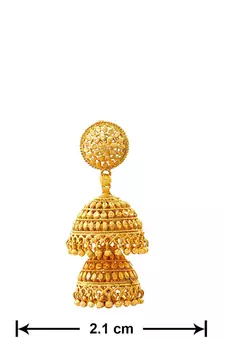 Gold earrings