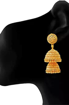 Gold earrings