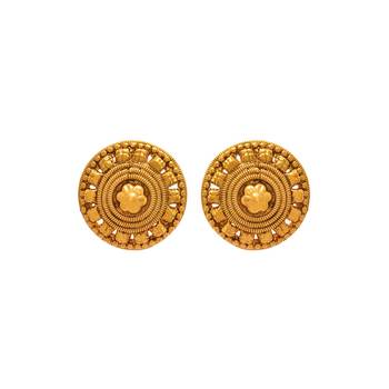 Gold earrings 1