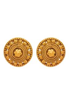 Gold earrings