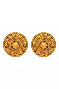 Gold earrings
