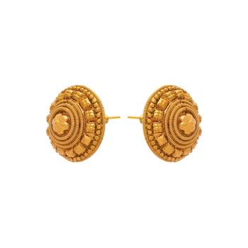 Gold earrings 2
