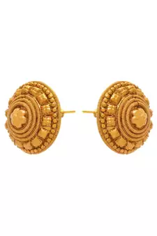 Gold earrings