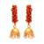 Gold pearl earrings