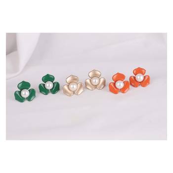 Multicolor pearl earrings 3