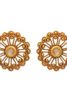 Gold earrings