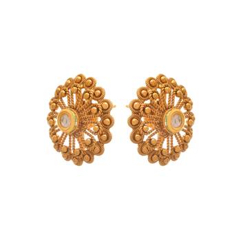 Gold earrings 2