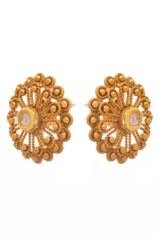 Gold earrings