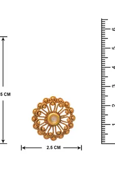 Gold earrings