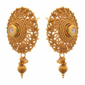 Gold earrings 2