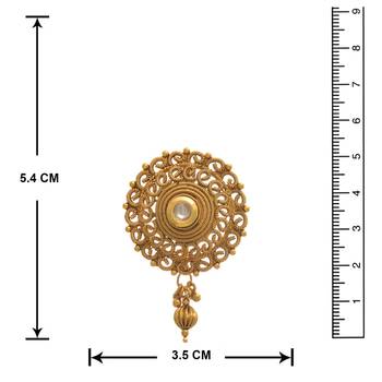 Gold earrings 3