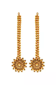 Gold earrings