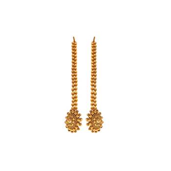 Gold earrings 2