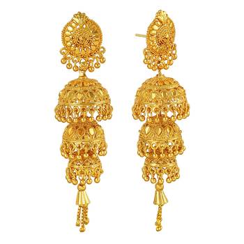 Gold earrings 2