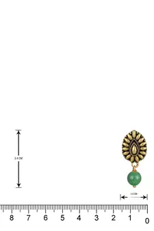 Silver pearl earrings